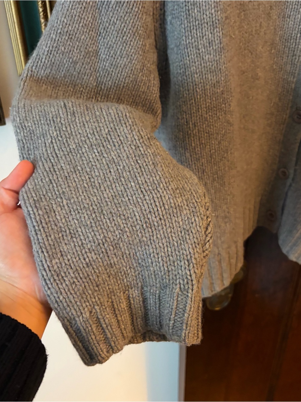 Dôen Adley Cardigan in Grey - Picture 5 of 12